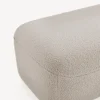 Hocker VelunaB 75 x T 60 x H 42 cm (Woll-Bouclé Casello Ecru (141))
