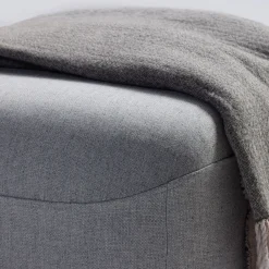 Hocker VelunaB 95 x T 60 x H 42 cm (Wollstoff Elverum haselnuss)