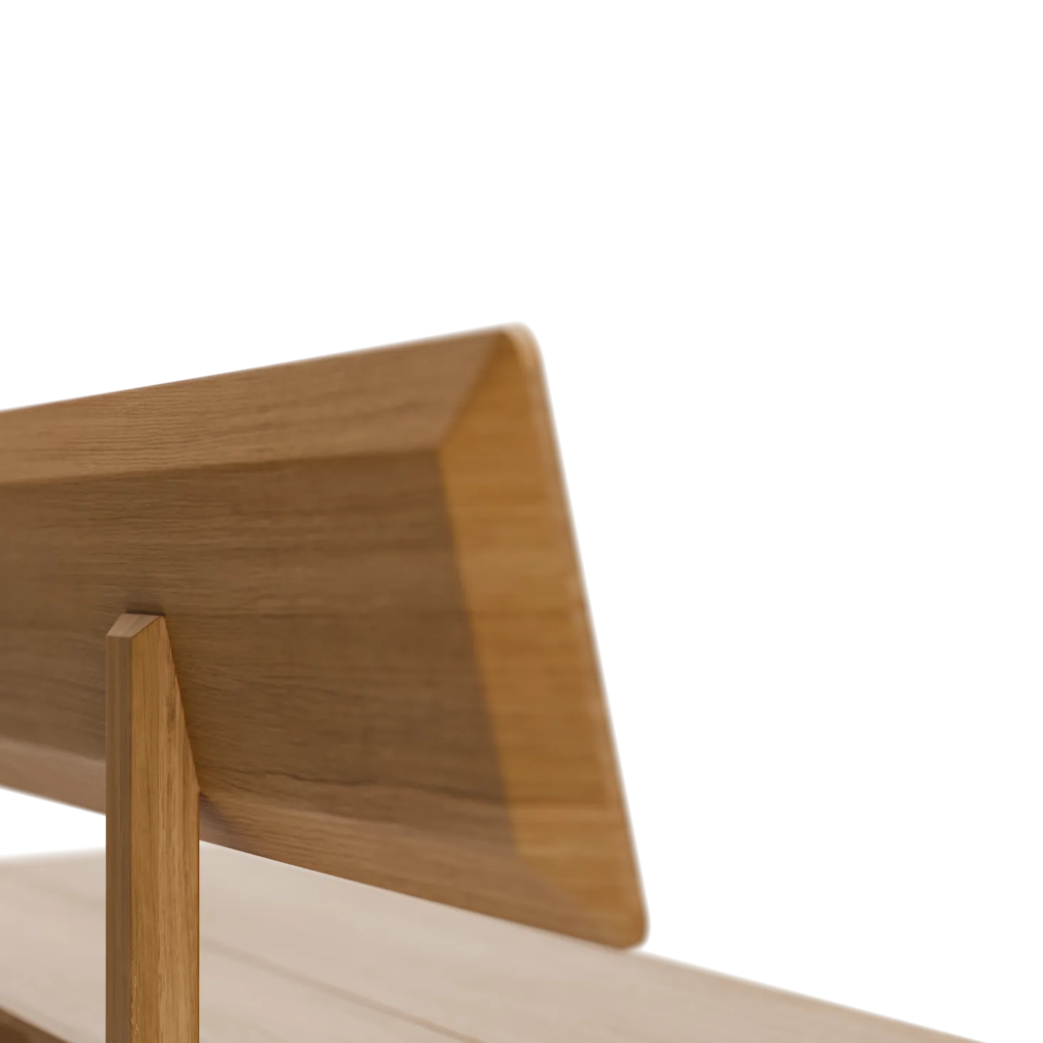 Holzbank Mirato(180 cm, Eiche, mit Rückenlehne)