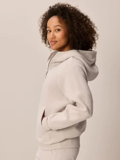 Hoodie aus Bio Baumwolle(stein, M)