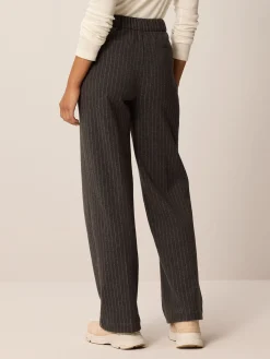 Hose aus Bio Baumwolle(anthrazit nadelstreif, 38)