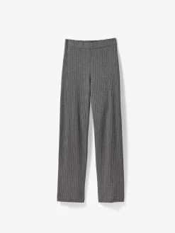 Hose aus Bio Baumwolle(anthrazit nadelstreif, 38)
