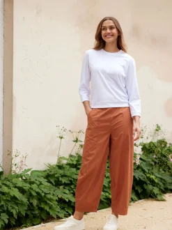 Hose aus Bio Baumwolle(bernstein braun, 38)