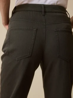 Hose aus Bio-Baumwolle(black olive, 38)