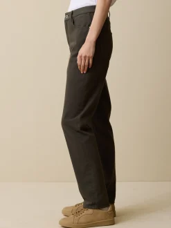 Hose aus Bio-Baumwolle(black olive, 38)