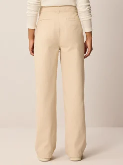Hose aus Bio Baumwolle(creme, 34)