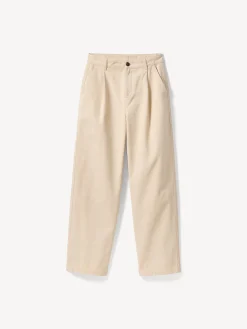 Hose aus Bio Baumwolle(creme, 34)