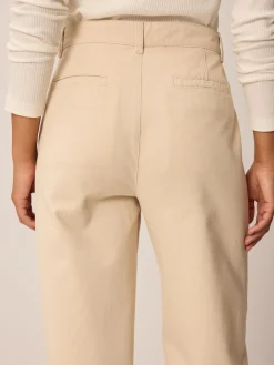 Hose aus Bio Baumwolle(creme, 34)