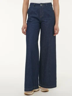Hose aus Bio-Baumwolle(dark blue denim, 38)