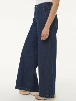 Hose aus Bio-Baumwolle(dark blue denim, 38)