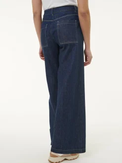 Hose aus Bio-Baumwolle(dark blue denim, 38)