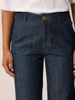 Hose aus Bio-Baumwolle(dark denim, 38)