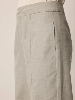 Hose aus Bio Baumwolle(grau melange, 36)