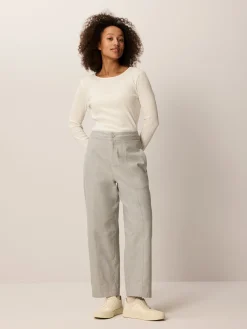 Hose aus Bio Baumwolle(grau melange, 36)