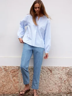 Hose aus Bio-Baumwolle(light blue denim, 38)