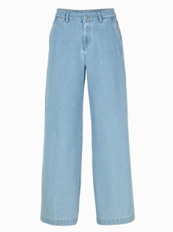 Hose aus Bio-Baumwolle(light blue denim, 38)