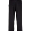 Hose aus Bio Leinen/Baumwolle(schwarz, 34)