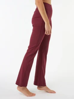 Jazzpant aus Bio Baumwolle(weinrot, 34)