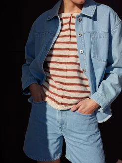 Jeansjacke aus Bio-Baumwolle(light blue denim, 36)