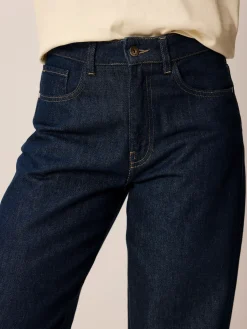 Jeans Relax100 % Bio-Baumwolle (dark denim, 38)
