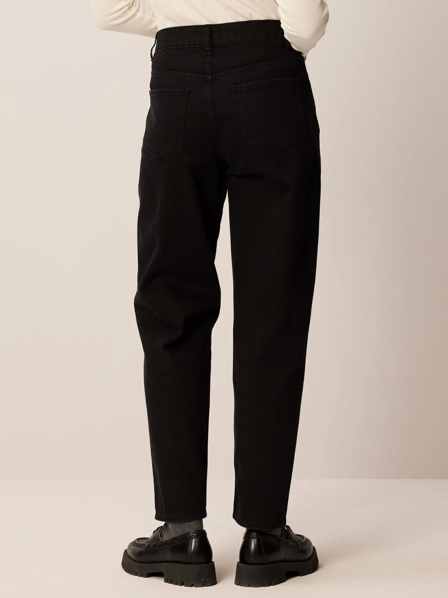 Jeans relaxed aus Bio Baumwolle(black denim, 34)