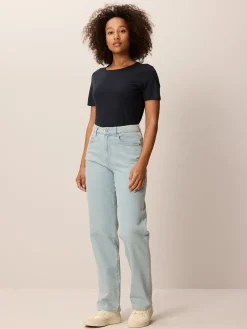Jeans straight100 % Bio-Baumwolle (light blue denim, 38)