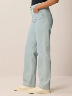Jeans straight100 % Bio-Baumwolle (light blue denim, 38)