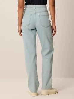 Jeans straight100 % Bio-Baumwolle (light blue denim, 38)