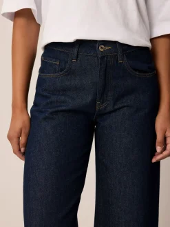 Jeans weites Bein100% Bio-Baumwolle (dark denim, 36)