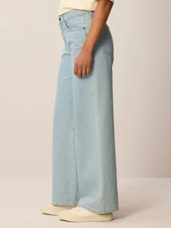 Jeans weites Bein100% Bio-Baumwolle (light blue denim, 38)