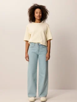 Jeans weites Bein100% Bio-Baumwolle (light blue denim, 38)