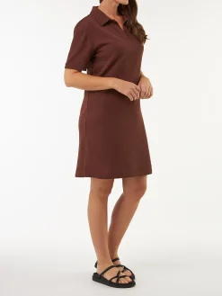 Jerseykleid aus Bio Baumwolle(chocolate, XS)
