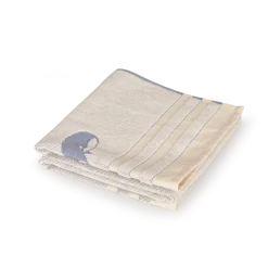 Kinder-Badserie Meerestiere100 % Baumwolle, GOTS (meerblau, Handtuch 50 x 100 cm)