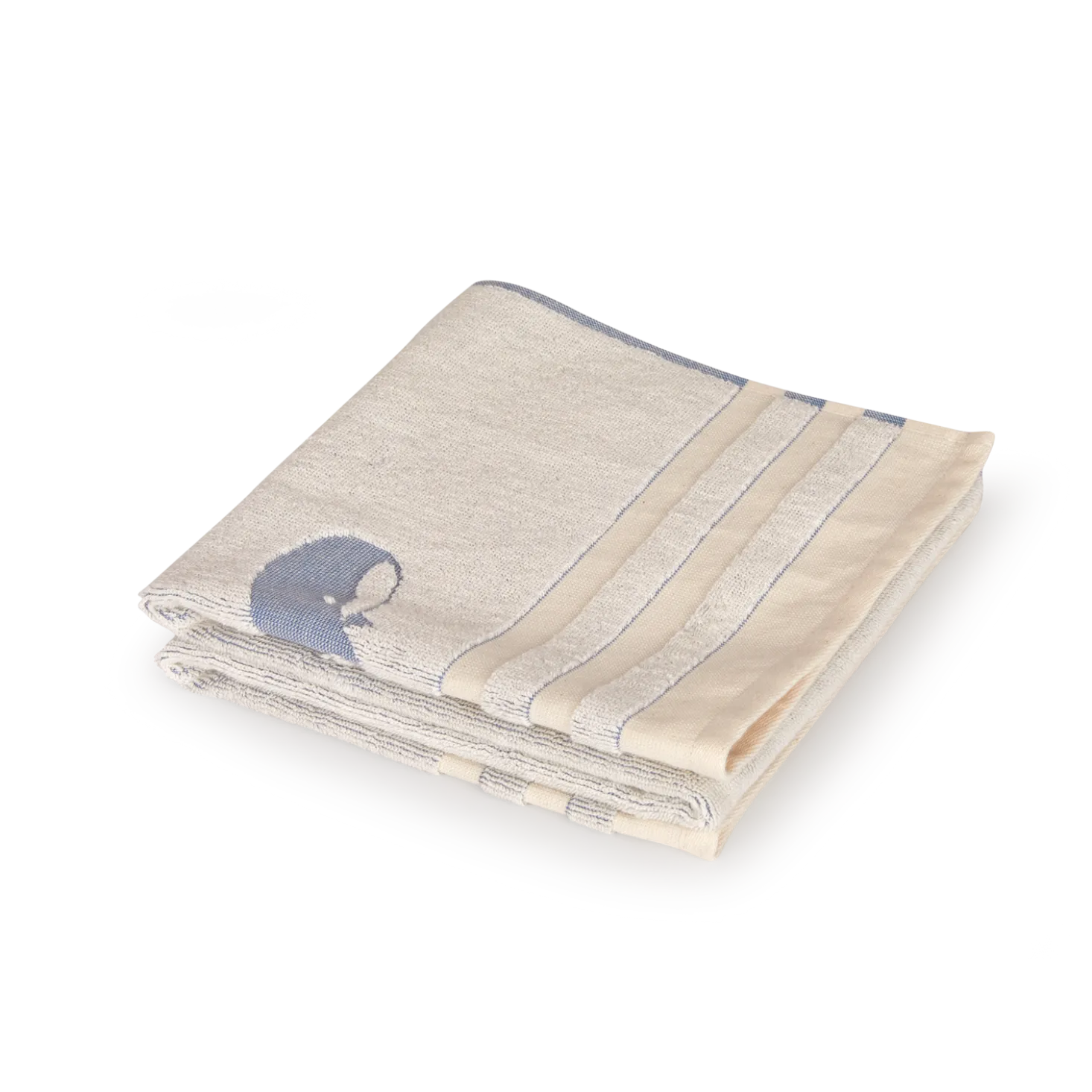Kinder-Badserie Meerestiere100 % Baumwolle, GOTS (meerblau, Handtuch 50 x 100 cm)