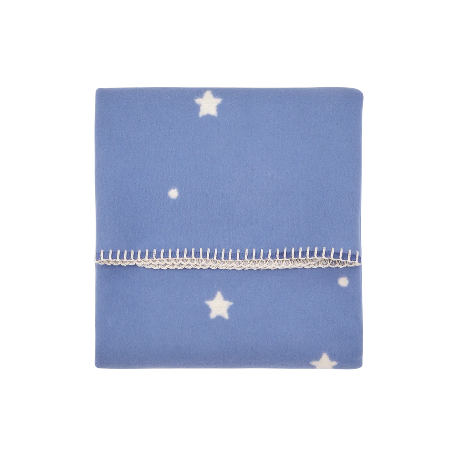 Kinderdecke Lunahimmelblau, 75 x 100 cm, 100 % Baumwolle, GOTS (himmelblau, 75 x 100 cm)