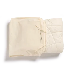 Kinder Sommerdecke Schafschurwolle mit Wolkensteppung150 g/m2 GOTS, NATURTEXTIL BEST (80 x 80 cm)