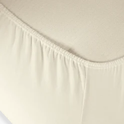 Kinderspannleintuch Hannahnatur, 100 % Baumwolle, Jersey, GOTS (60 x 120 x 9 cm)