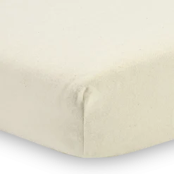 Kinderspannleintuch Ilva100 % Baumwolle, Flanell, GOTS (natur hell, 60 x 120 x 9 cm)