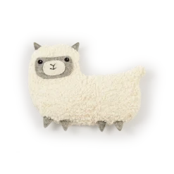 Kirschkern-WärmekissenAnouk das Alpaka, ca. 30 cm, Überzug: 100 % Baumwolle, Baumwolle kbA, Füllung: 100 % Kirschkerne