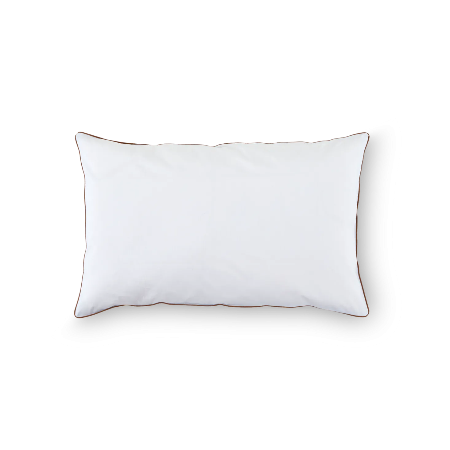 Kissenüberzug Edna100 % Baumwolle, Perkal (weiss/nougat, 40 x 60 cm)