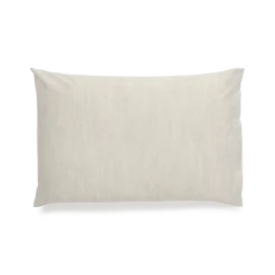Kissenüberzug Fabiastein, 100 % Baumwolle, Chambray, GOTS (stein, 40 x 60 cm)