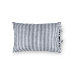 Kissenüberzug Henry60 % Baumwolle/40 % Leinen, GOTS (blau, 40 x 60 cm)