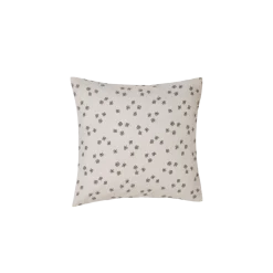 Kissenüberzug Klee100 % Baumwolle, Renforcé, GOTS (natur, 40 x 40 cm)