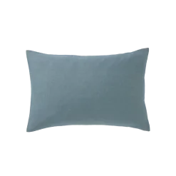 Kissenüberzug Luisa100 % Leinen, GOTS (blaugrau, 40 x 60 cm)