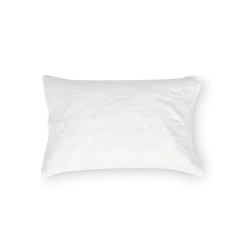 Kissenüberzug Orlando60 % Leinen/40 % Baumwolle, Seersucker, GOTS (weiß, 40 x 60 cm)