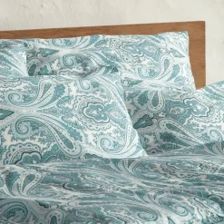 Kissenüberzug Priska100 % Baumwolle, Satin, GOTS (pazifik, 40 x 60 cm)