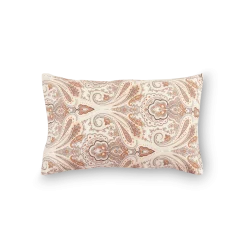 Kissenüberzug Priska100 % Baumwolle, Satin, GOTS (Pfirsich, 40 x 60 cm)