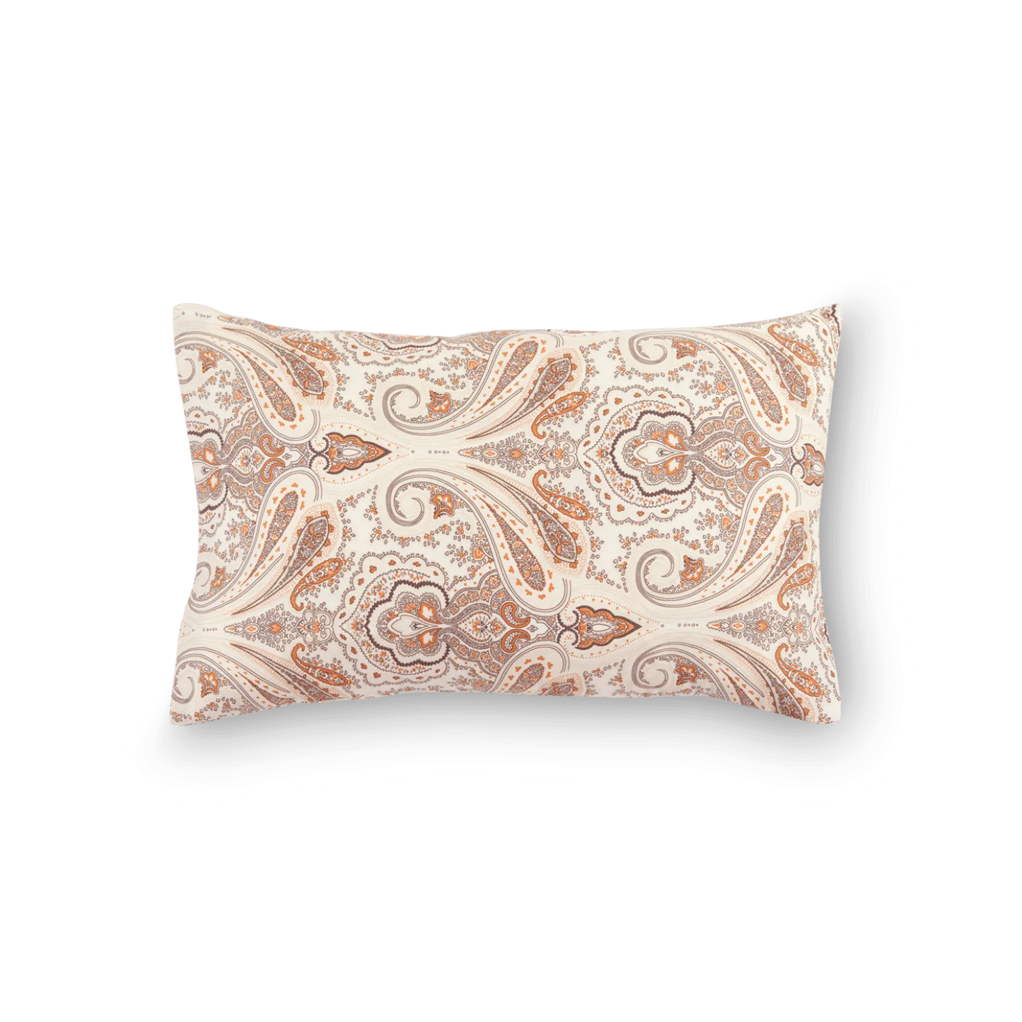 Kissenüberzug Priska100 % Baumwolle, Satin, GOTS (Pfirsich, 40 x 60 cm)