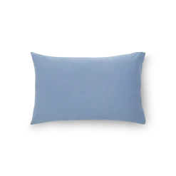 Kissenüberzug Sarah100 % Baumwolle, Jersey, GOTS (blau, 40 x 60 cm)