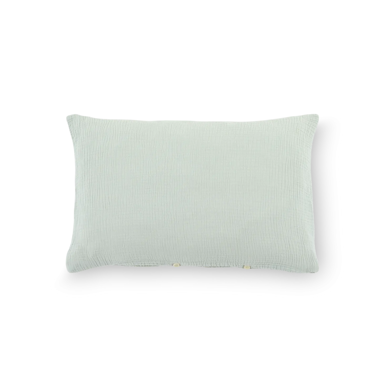 Kissenüberzug Vivien100 % Baumwolle, Musselin, GOTS (jade, 40 x 60 cm)